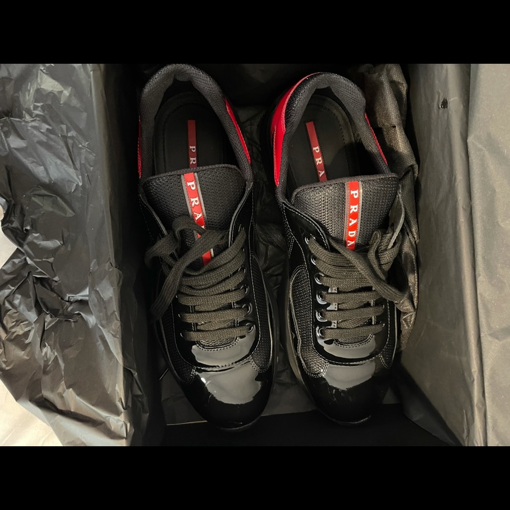 American cup Prada sneakers.